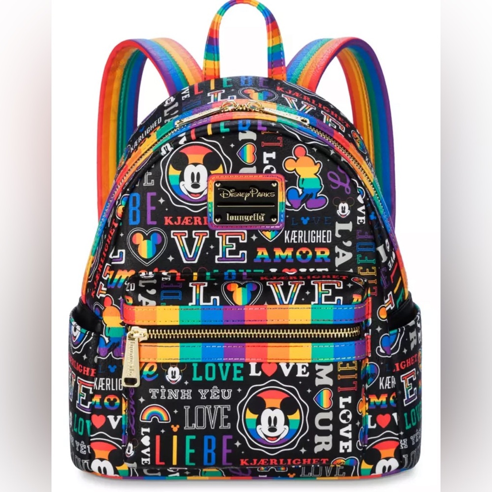 2024 Disney Loungefly Mickey Pride Mini Backpack – NWT